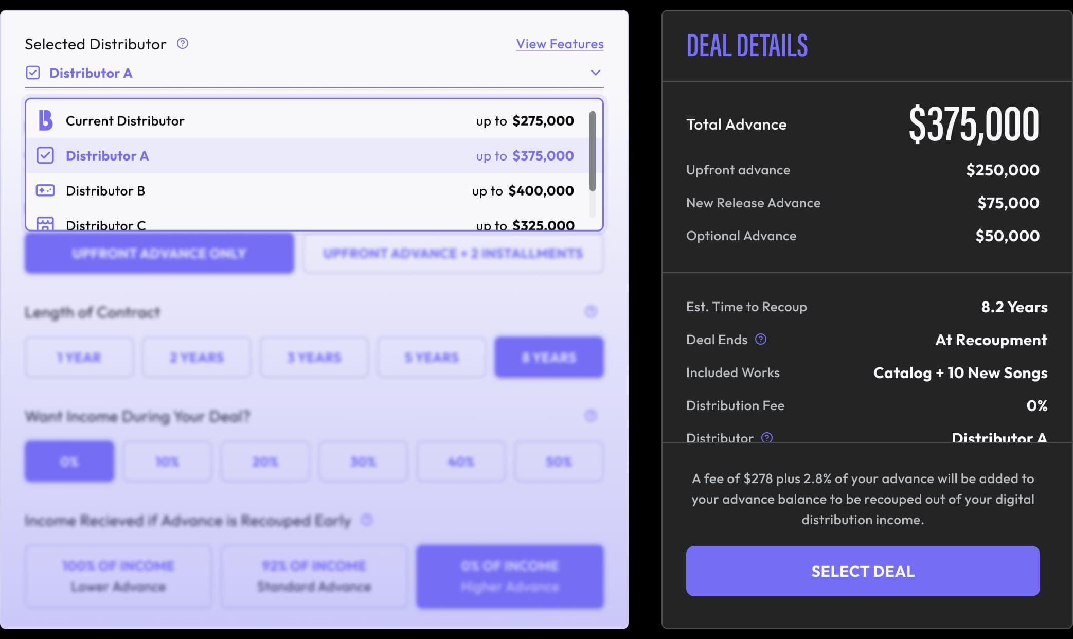Choose from multiple funding options